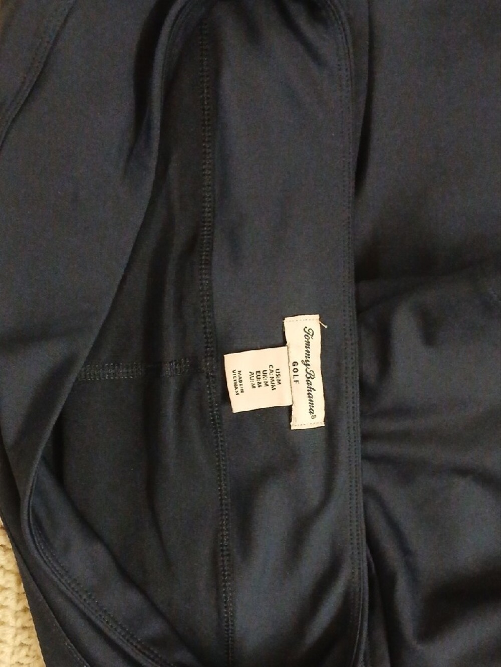 Tommy Bahama Navy Stretch Skirt - Picture 2 of 3